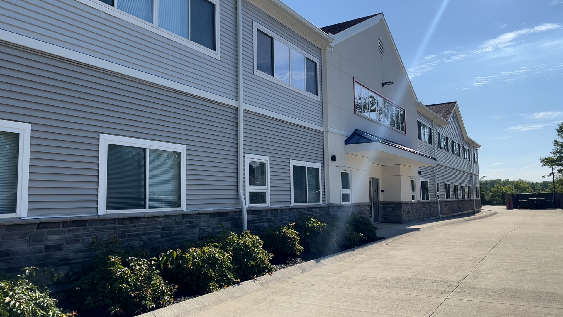 Corporate headquarters main entrance